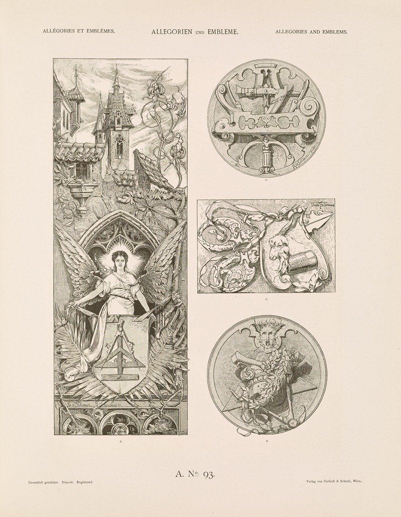 Albert Ilg - Allegorien und Embleme Vol. II Pl.103