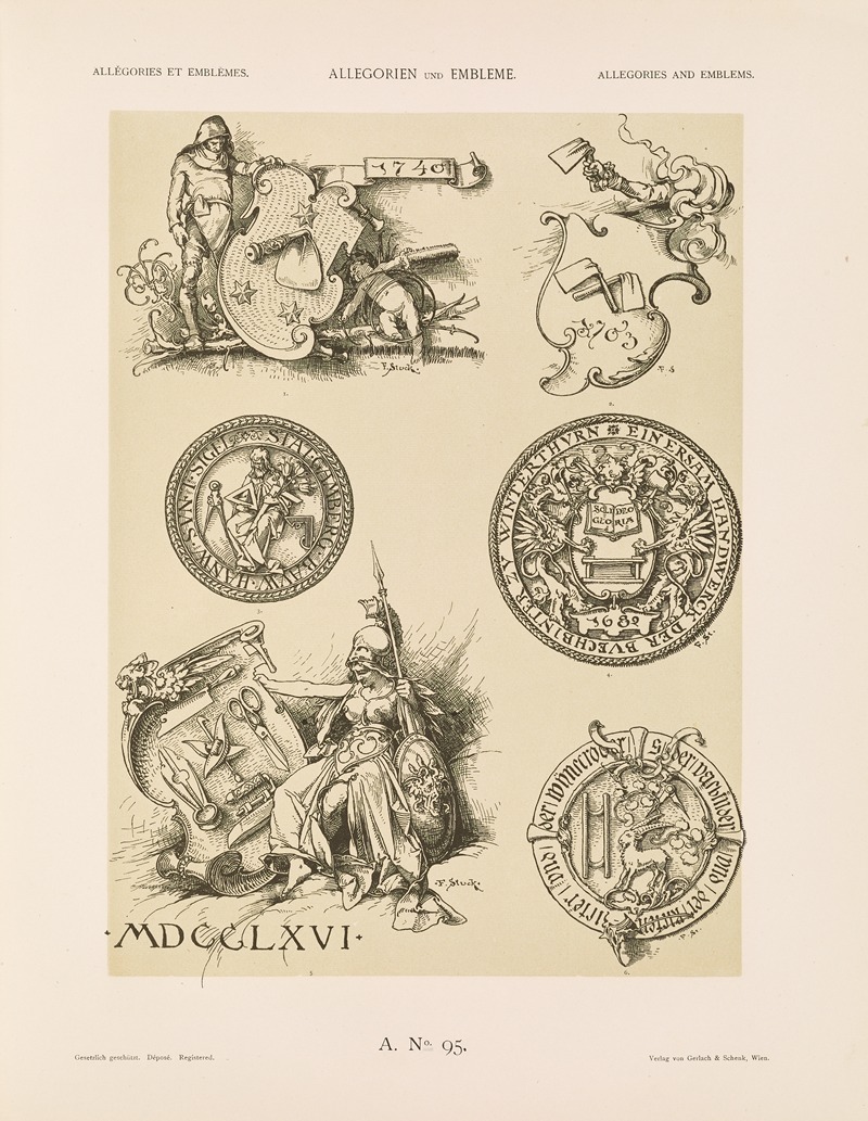 Albert Ilg - Allegorien und Embleme Vol. II Pl.105