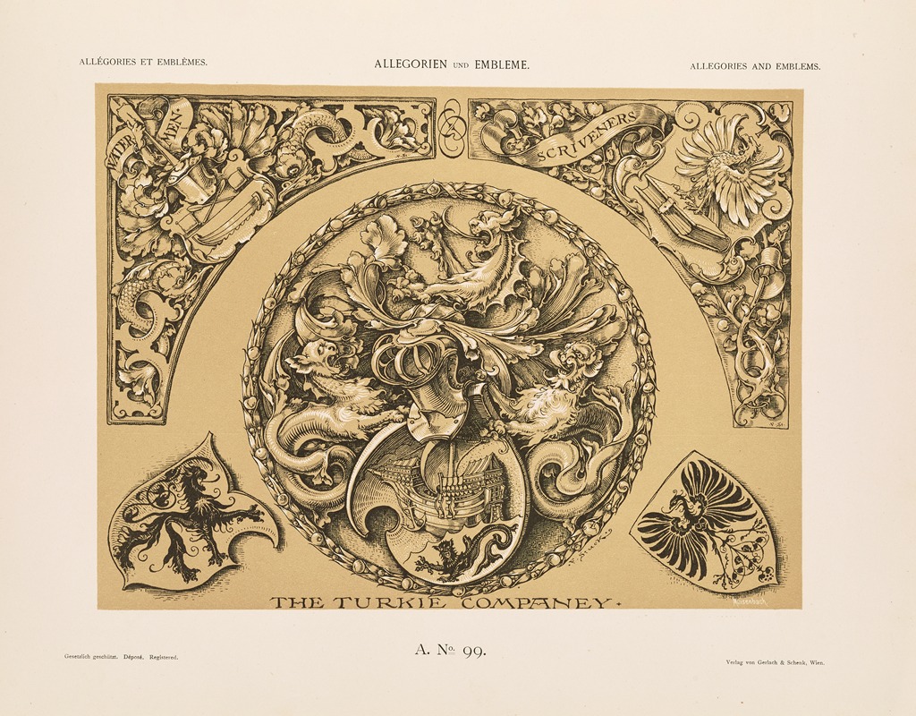 Albert Ilg - Allegorien und Embleme Vol. II Pl.109