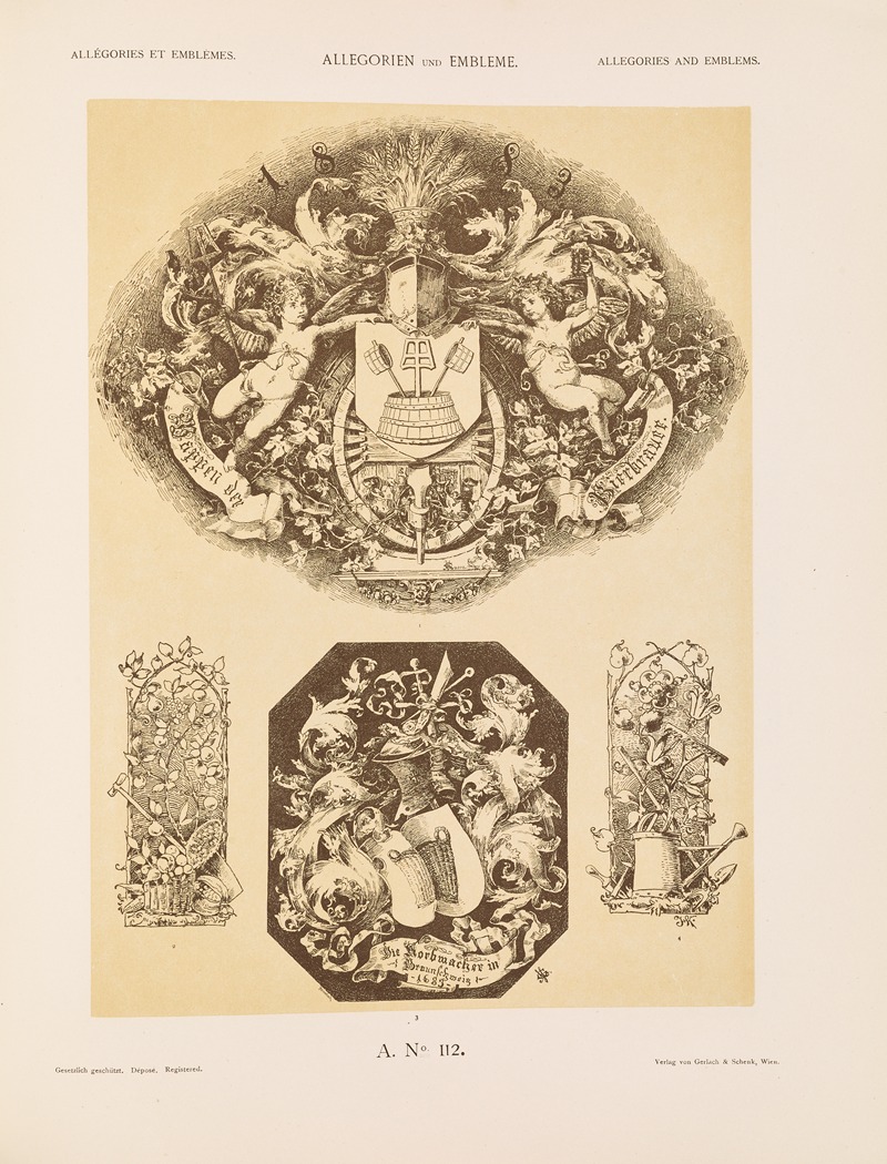Albert Ilg - Allegorien und Embleme Vol. II Pl.122