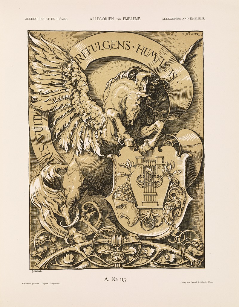 Albert Ilg - Allegorien und Embleme Vol. II Pl.123