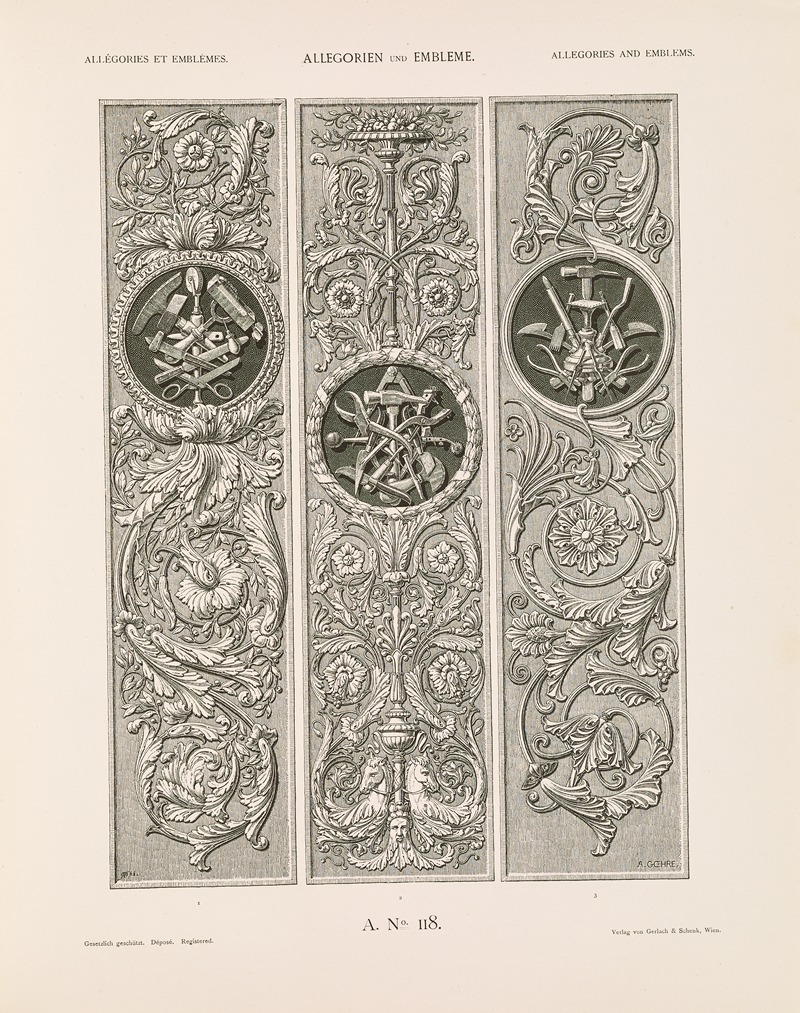 Albert Ilg - Allegorien und Embleme Vol. II Pl.128