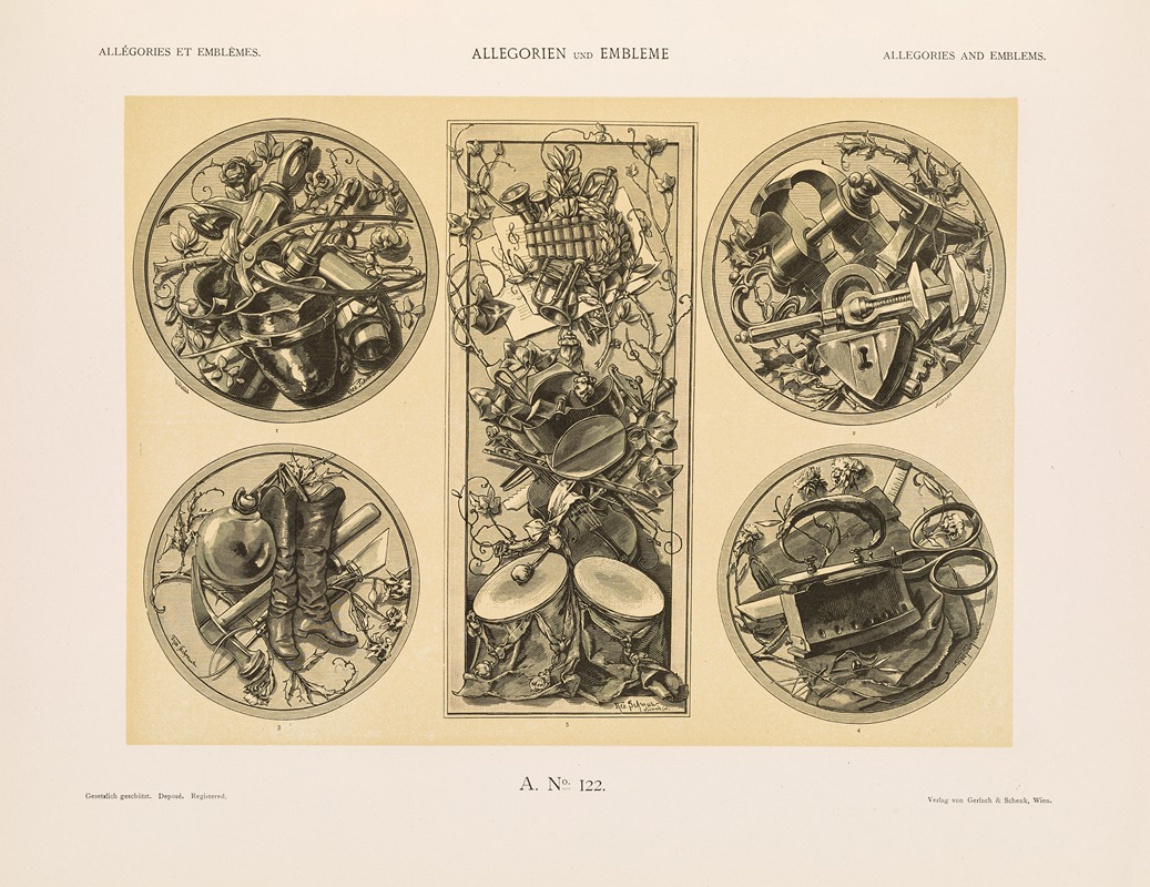 Albert Ilg - Allegorien und Embleme Vol. II Pl.133