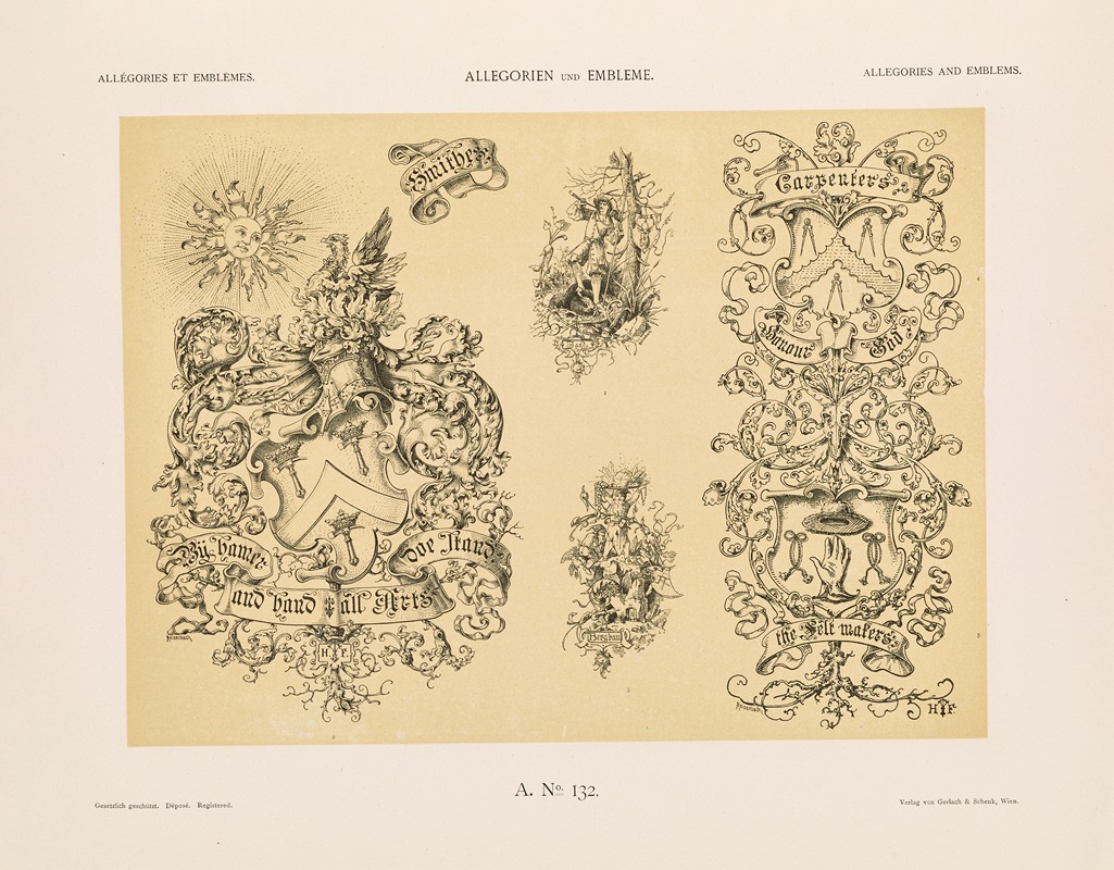 Albert Ilg - Allegorien und Embleme Vol. II Pl.143