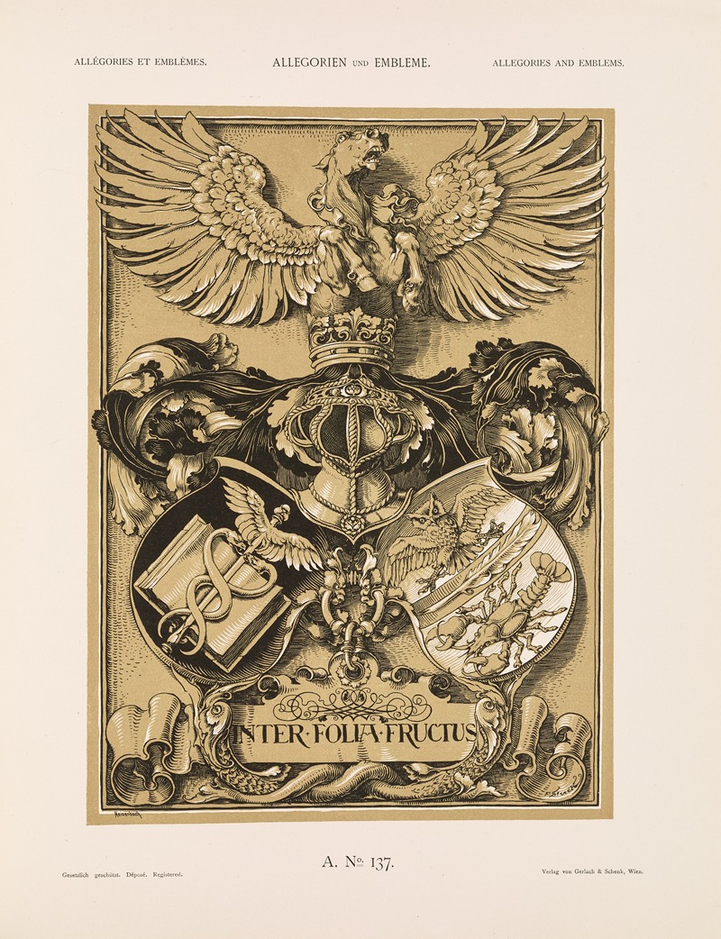Albert Ilg - Allegorien und Embleme Vol. II Pl.148