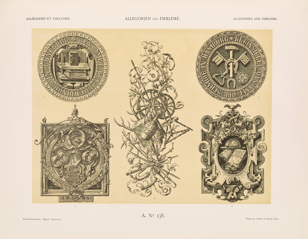 Albert Ilg - Allegorien und Embleme Vol. II Pl.149