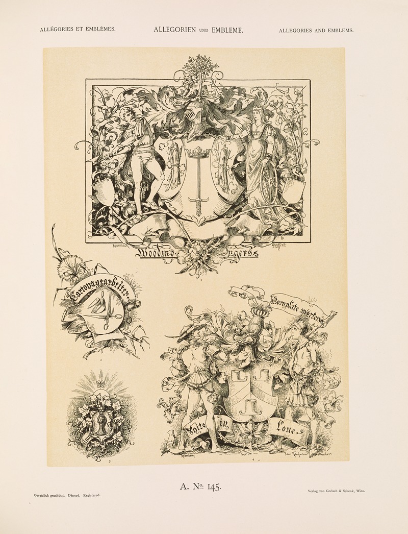 Albert Ilg - Allegorien und Embleme Vol. II Pl.156