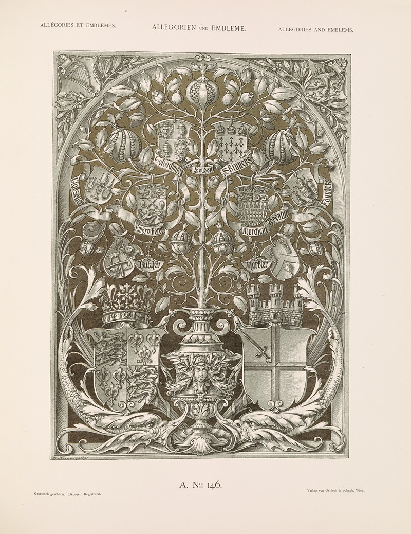 Albert Ilg - Allegorien und Embleme Vol. II Pl.157