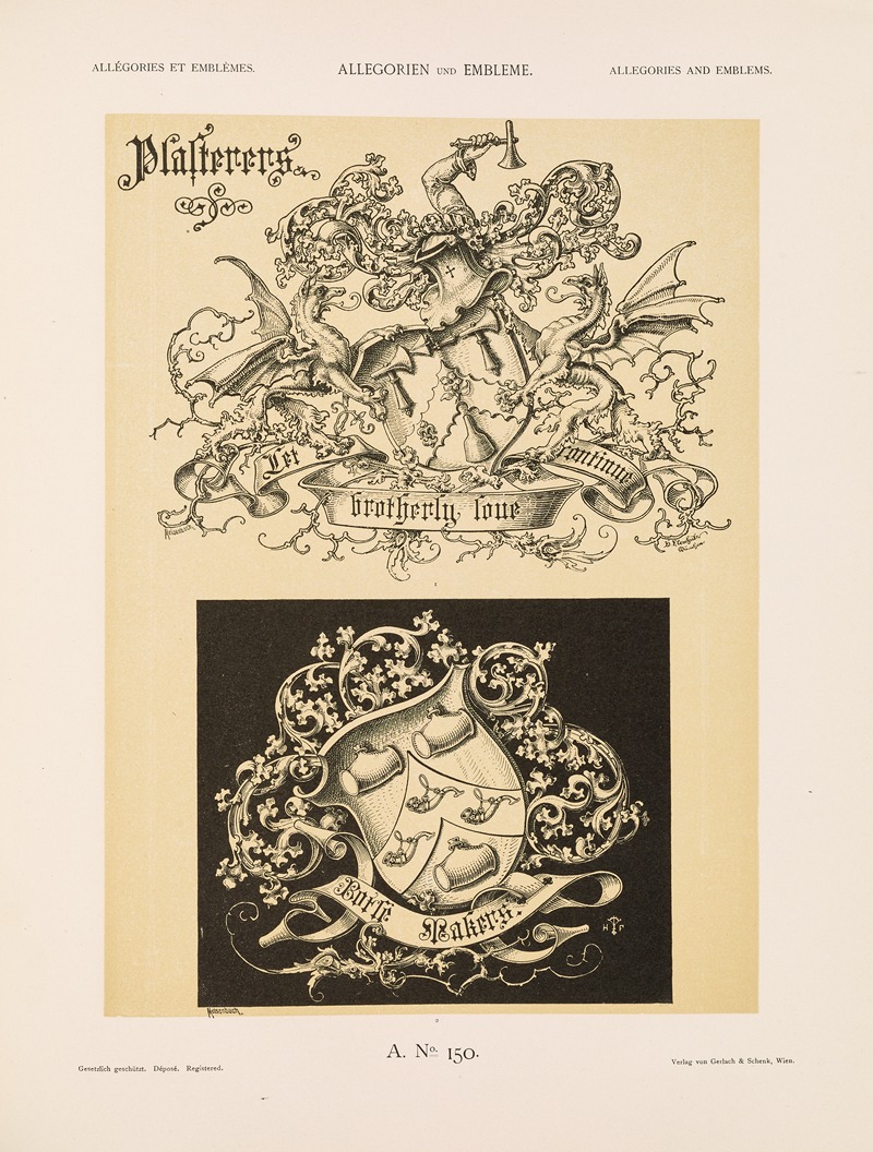 Albert Ilg - Allegorien und Embleme Vol. II Pl.161