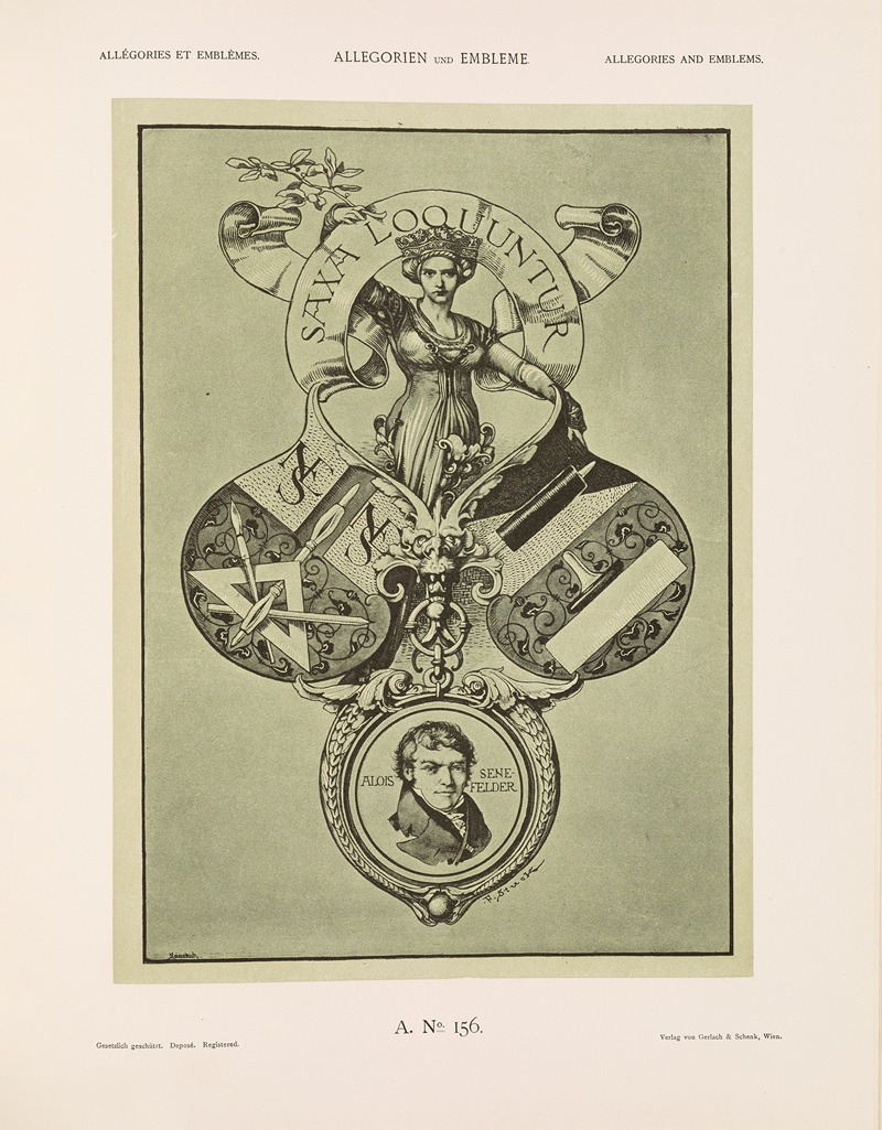 Albert Ilg - Allegorien und Embleme Vol. II Pl.168