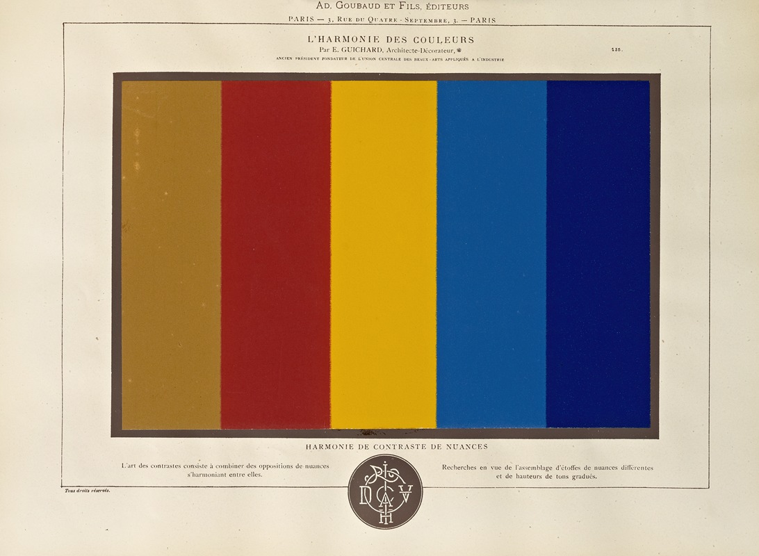Édouard Guichard - L’harmonie des couleurs  Pl.084