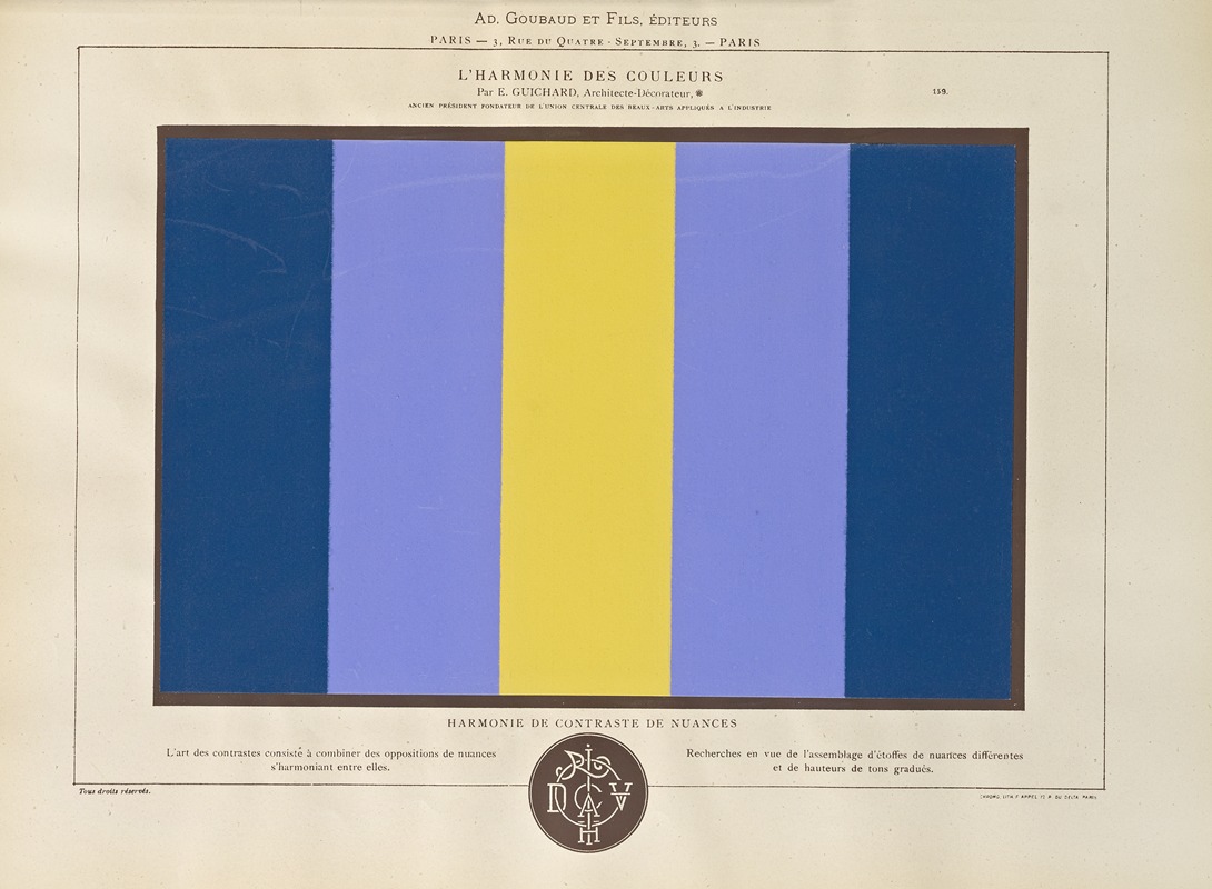 Édouard Guichard - L’harmonie des couleurs  Pl.107