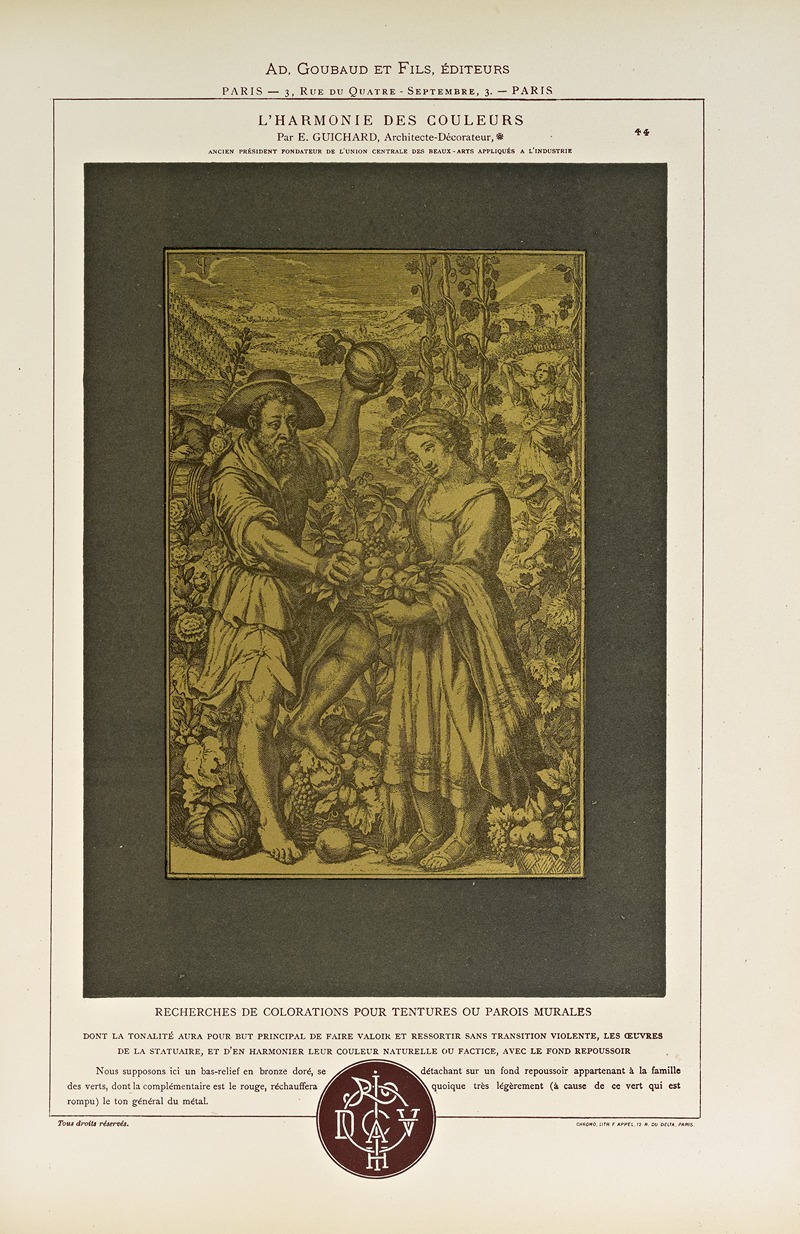 Édouard Guichard - L’harmonie des couleurs  Pl.116