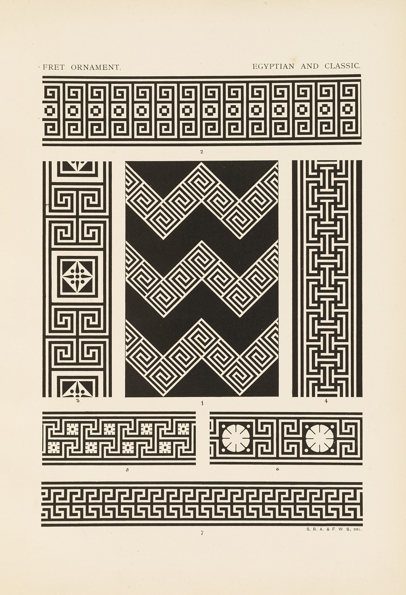 George Ashdown Audsley - Outlines of ornament in the leading styles Pl.01