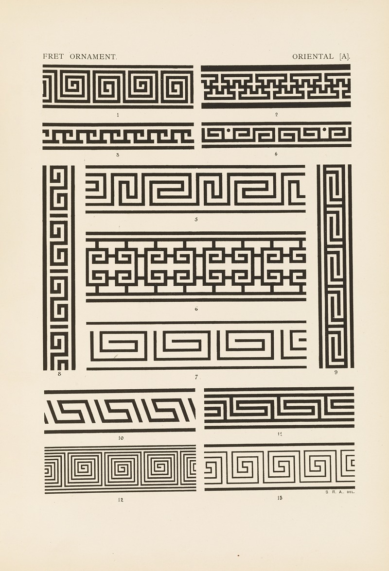 George Ashdown Audsley - Outlines of ornament in the leading styles Pl.04