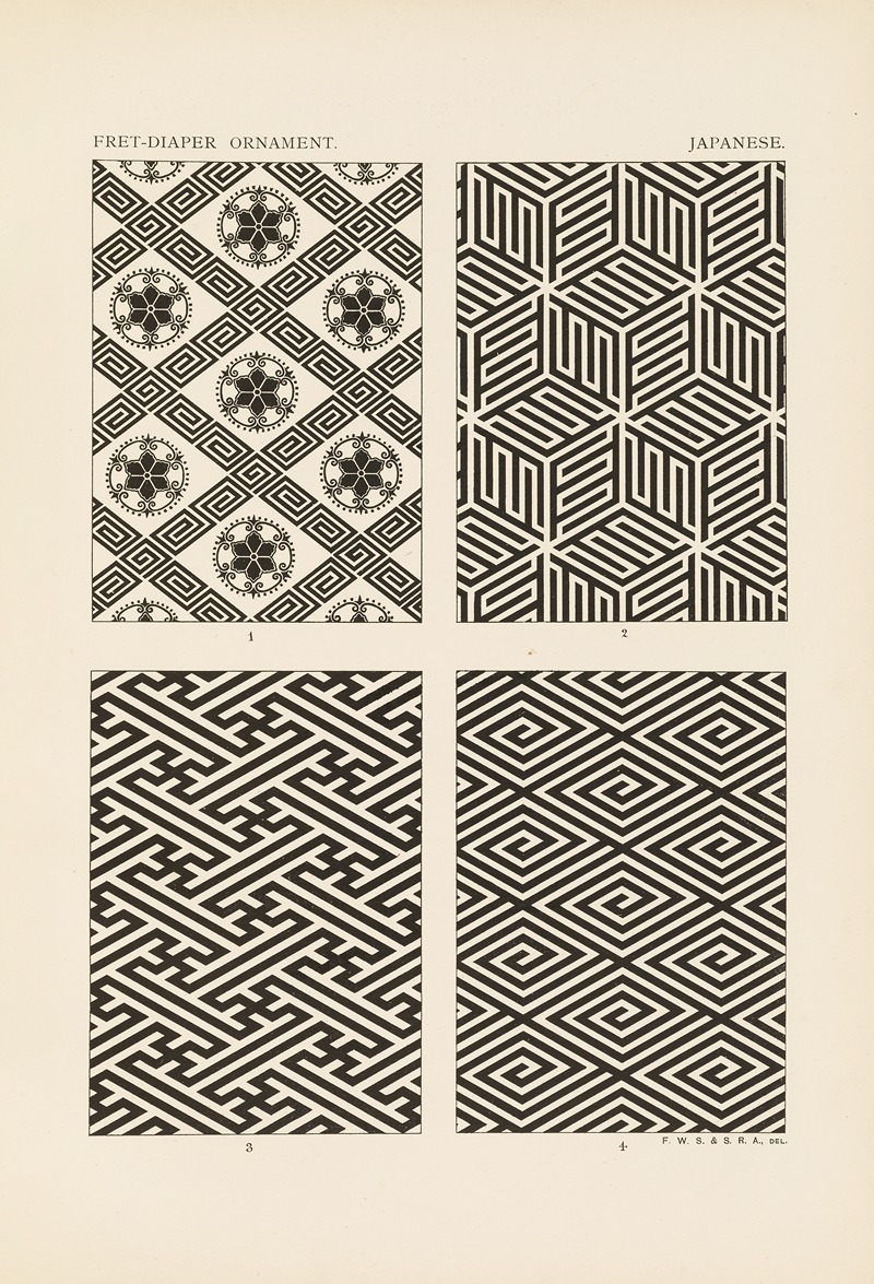 George Ashdown Audsley - Outlines of ornament in the leading styles Pl.05