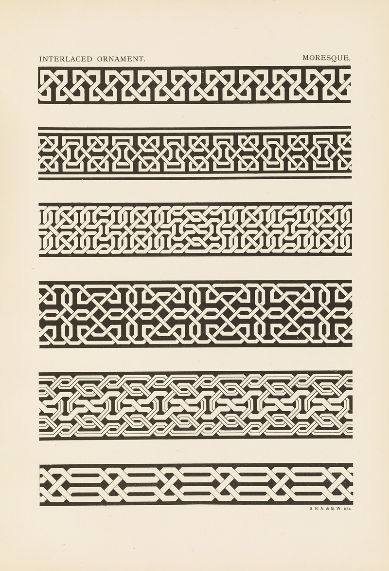 George Ashdown Audsley - Outlines of ornament in the leading styles Pl.11
