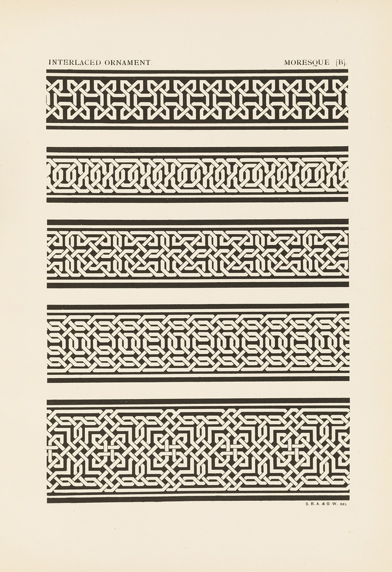 George Ashdown Audsley - Outlines of ornament in the leading styles Pl.12