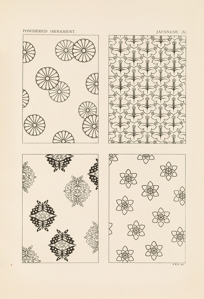 George Ashdown Audsley - Outlines of ornament in the leading styles Pl.13
