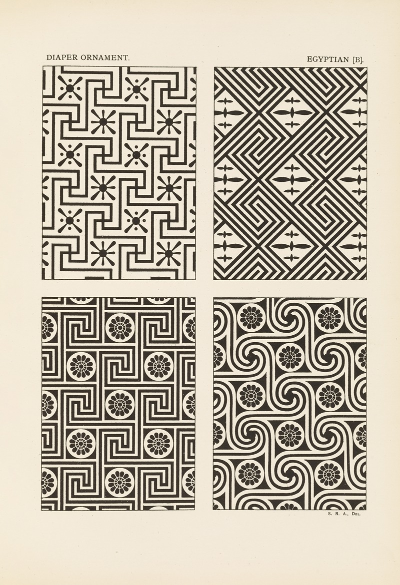 George Ashdown Audsley - Outlines of ornament in the leading styles Pl.19