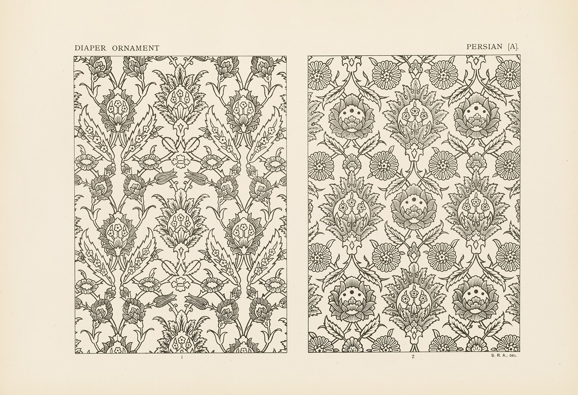 George Ashdown Audsley - Outlines of ornament in the leading styles Pl.22