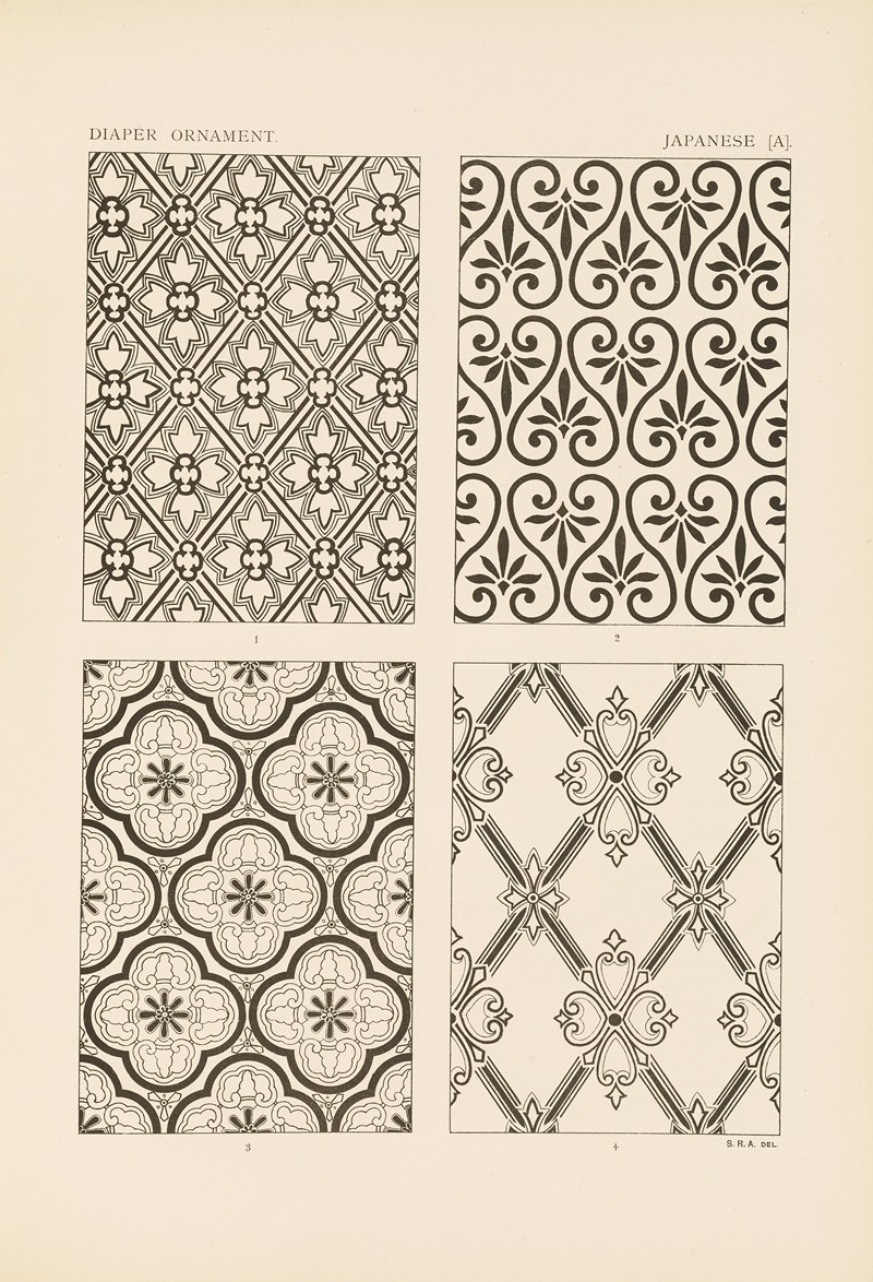 George Ashdown Audsley - Outlines of ornament in the leading styles Pl.24