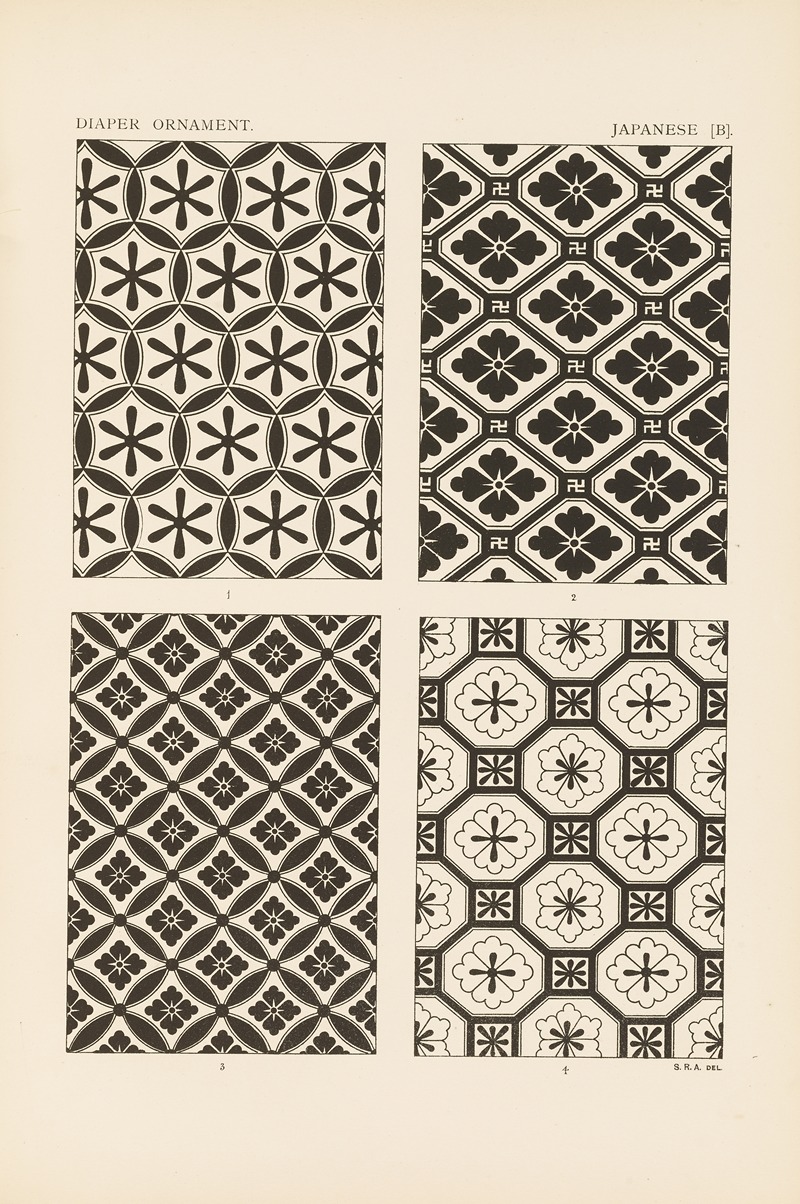 George Ashdown Audsley - Outlines of ornament in the leading styles Pl.25