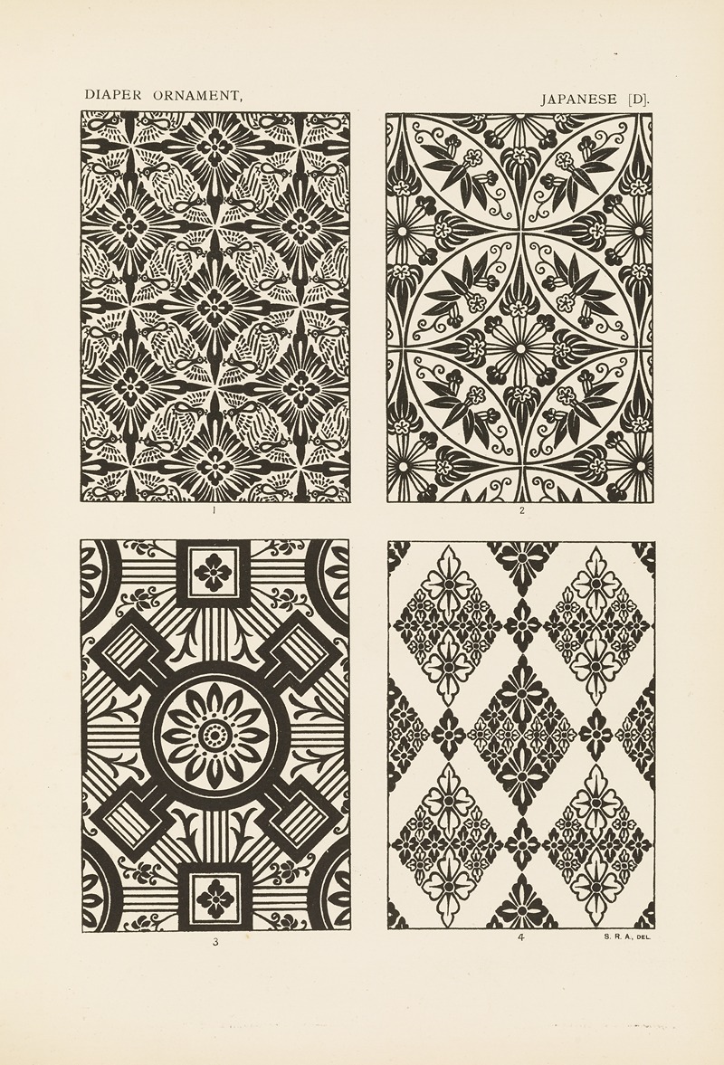 George Ashdown Audsley - Outlines of ornament in the leading styles Pl.27