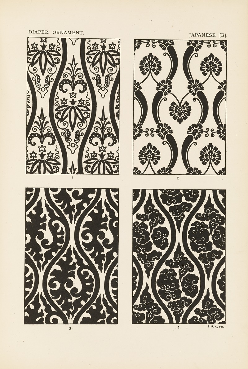George Ashdown Audsley - Outlines of ornament in the leading styles Pl.28