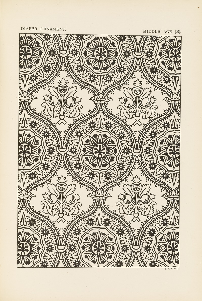George Ashdown Audsley - Outlines of ornament in the leading styles Pl.37