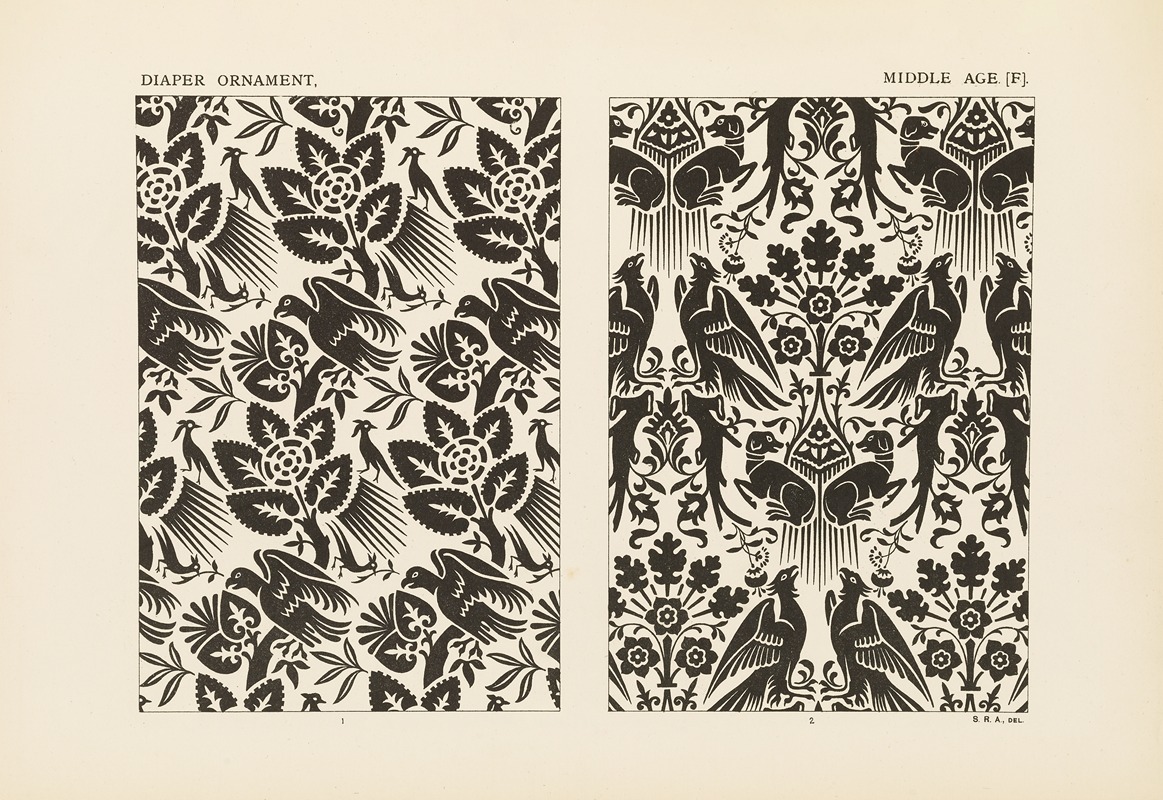 George Ashdown Audsley - Outlines of ornament in the leading styles Pl.38