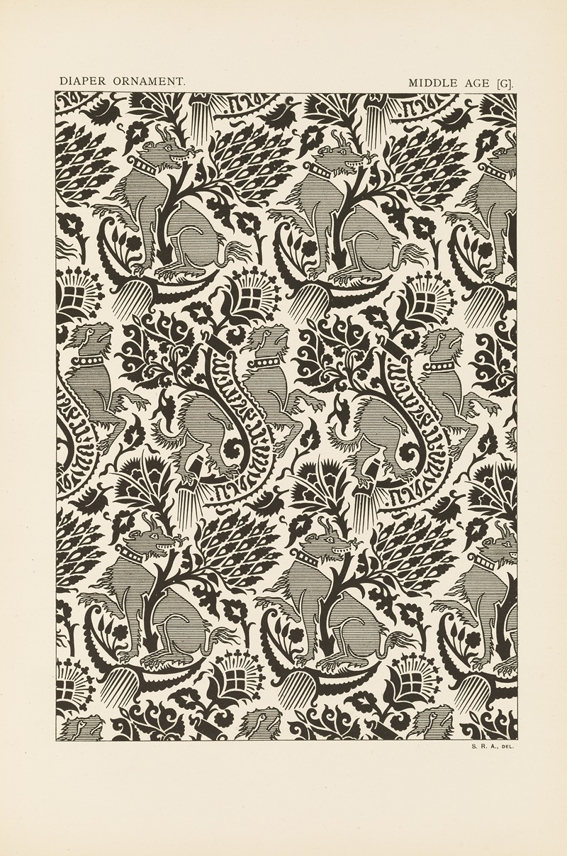 George Ashdown Audsley - Outlines of ornament in the leading styles Pl.39