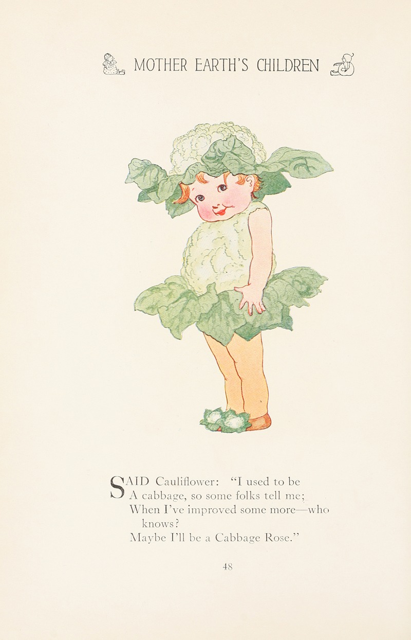 Marion T. Ross - Mother Earth’s children; the frolics of the fruits and vegetables Pl.40