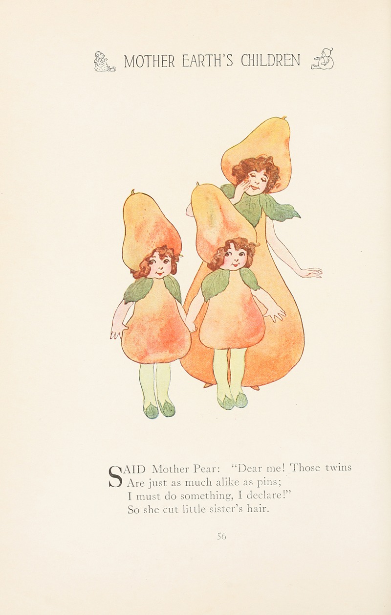 Marion T. Ross - Mother Earth’s children; the frolics of the fruits and vegetables Pl.48