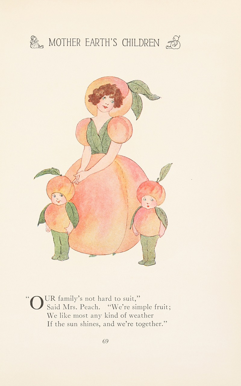 Marion T. Ross - Mother Earth’s children; the frolics of the fruits and vegetables Pl.61