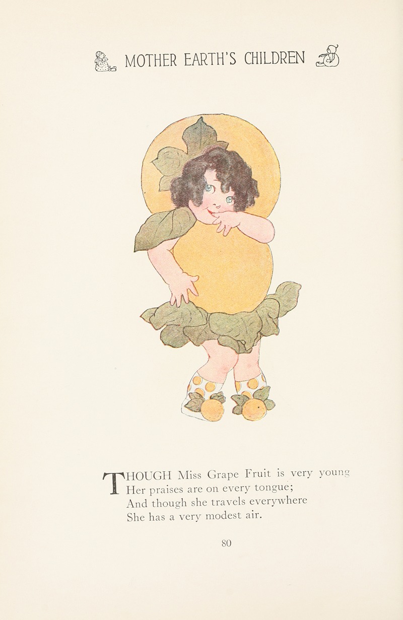 Marion T. Ross - Mother Earth’s children; the frolics of the fruits and vegetables Pl.72