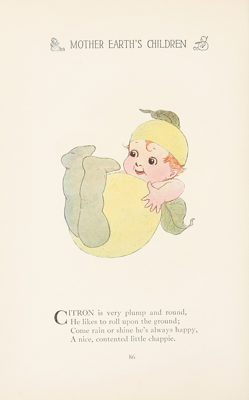 Marion T. Ross - Mother Earth’s children; the frolics of the fruits and vegetables Pl.78