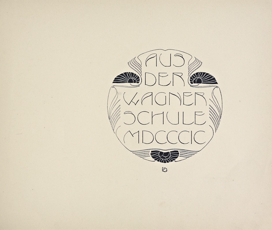 Rudolf von Larisch - Beispiele kunstlerischer Schrift Pl.050