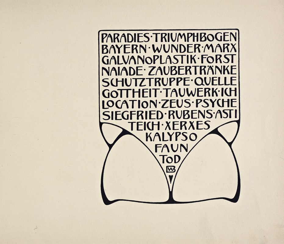 Rudolf von Larisch - Beispiele kunstlerischer Schrift Pl.064