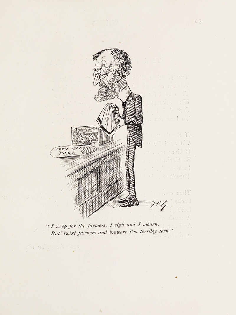 Sir Wilfrid Lawson - Cartoons in rhyme and line Pl.25