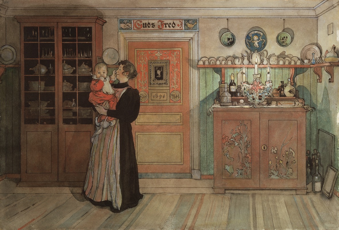 Carl Larsson - Between Christmas and New Year