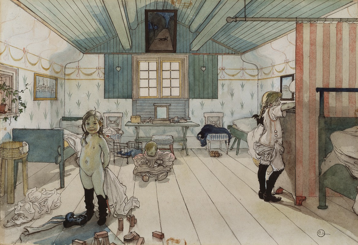 Carl Larsson - Mamma’s and the Small Girls’ Room
