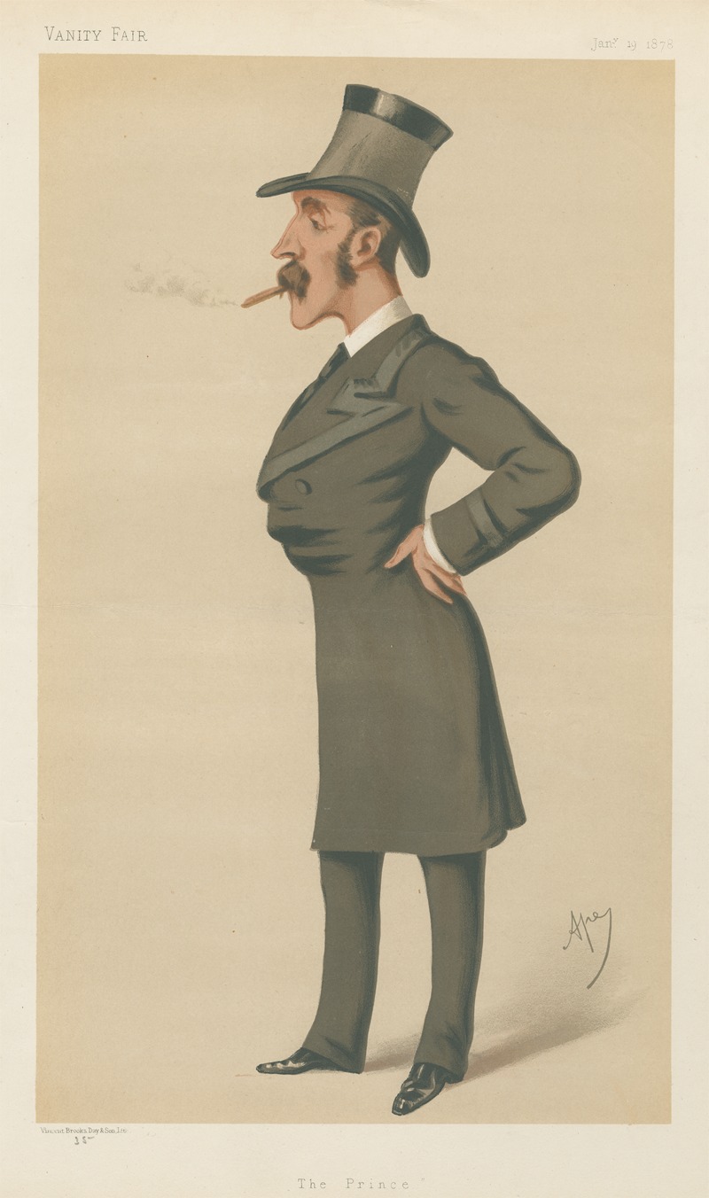 Carlo Pellegrini - Military and Navy; ‘The Price’, Colonel Owen Lewis Cope Williams, January 19, 1878