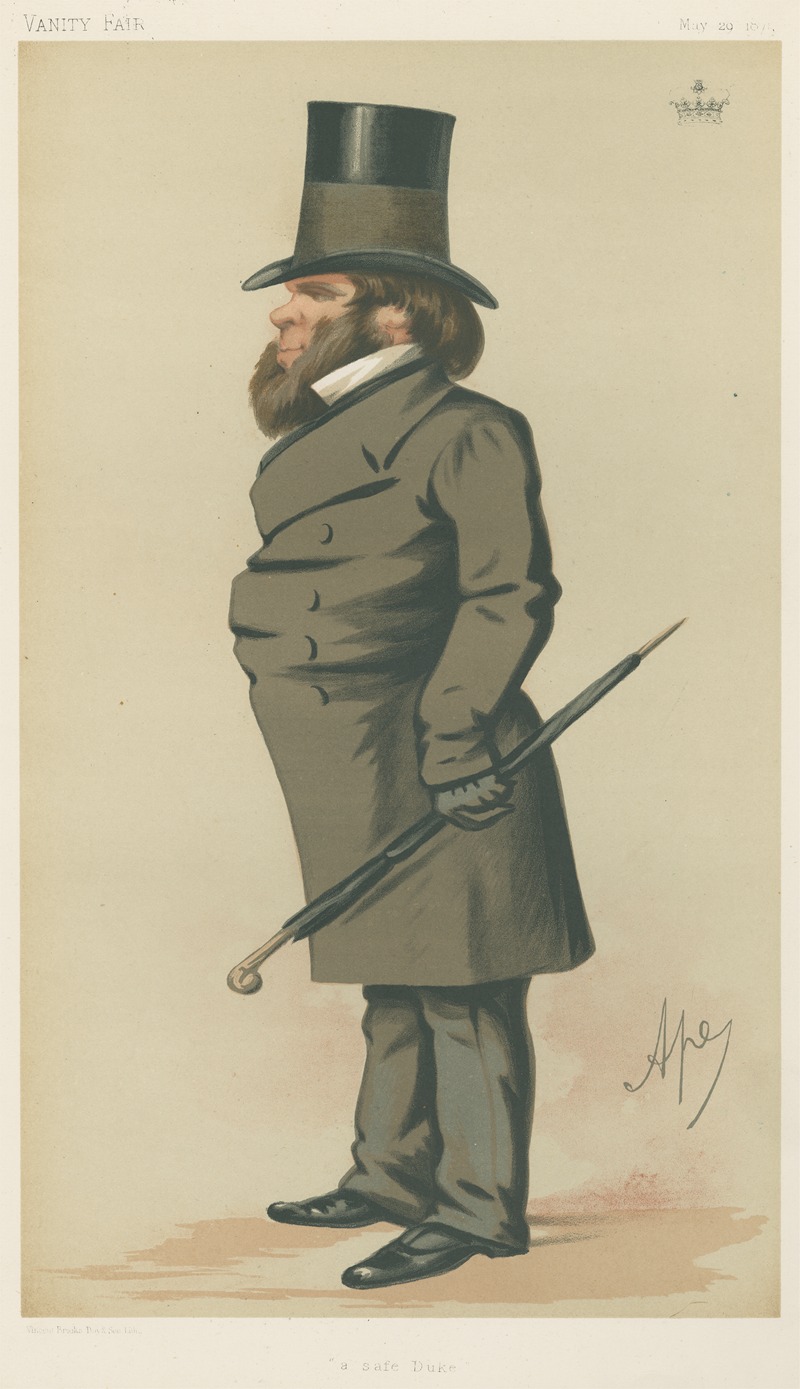Carlo Pellegrini - Politicians – ‘A safe Duke’. The Duke of Buckingham. May 29, 1875
