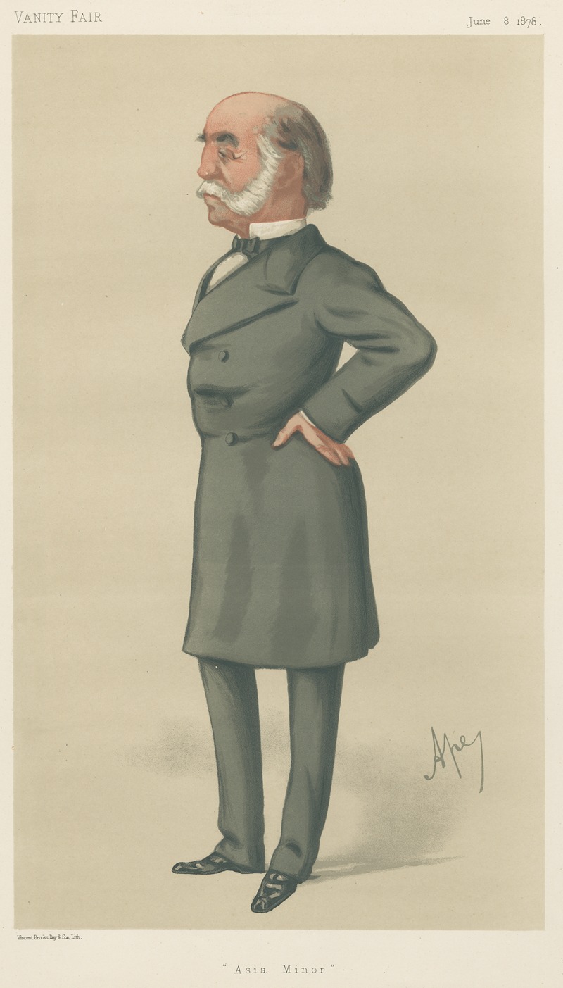 Carlo Pellegrini - Politicians – ‘Asia Minor’. Lietu. Gen. Sir Arnold Burrows Kemball. 8 June 1878