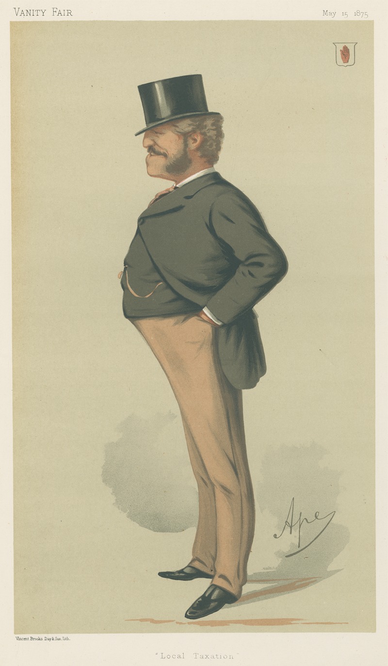 Carlo Pellegrini - Politicians – ‘Local Taxation.’ Sir Massey Lopes. 15 May 1875