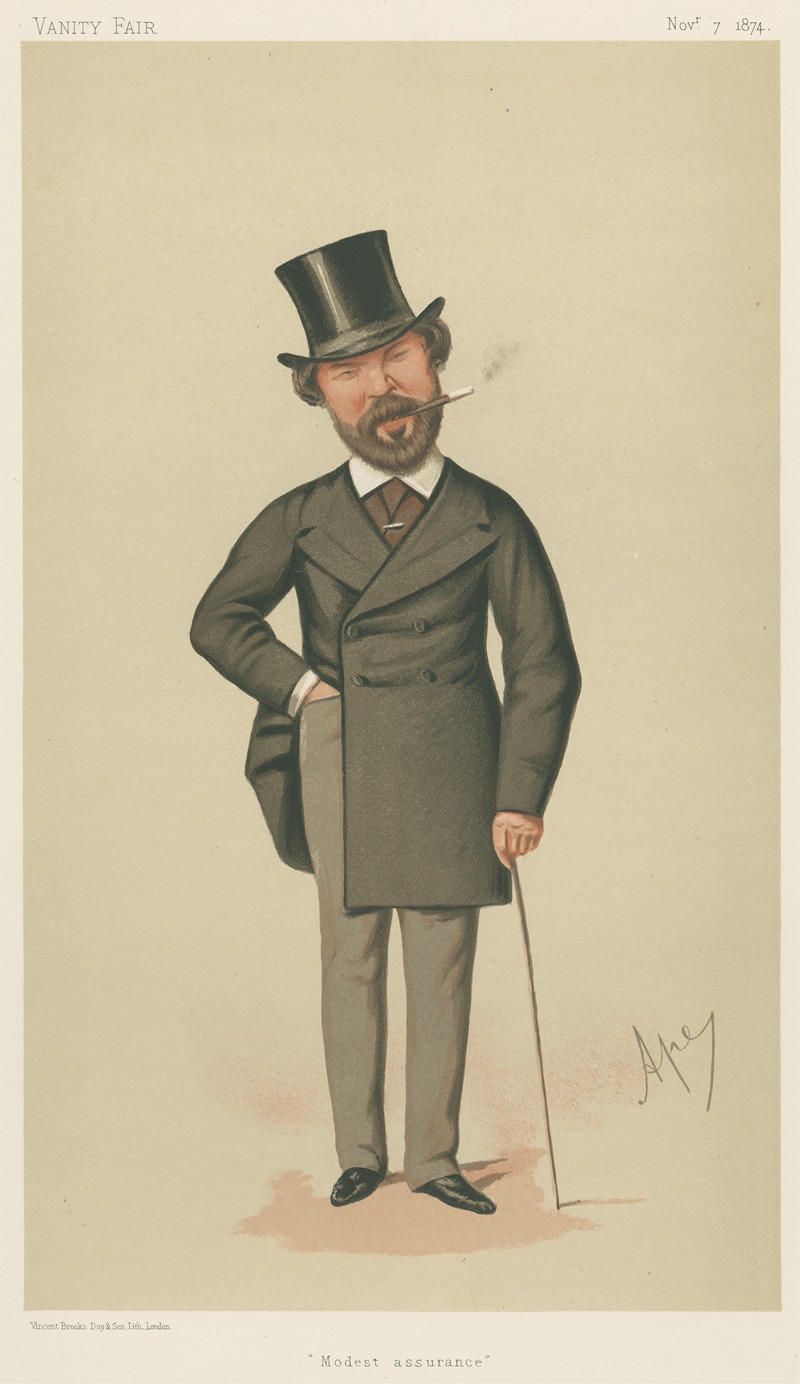 Carlo Pellegrini - Politicians – ‘Modest assurance.’ Mr. Henry du pre Labouchere. 7 November 1874