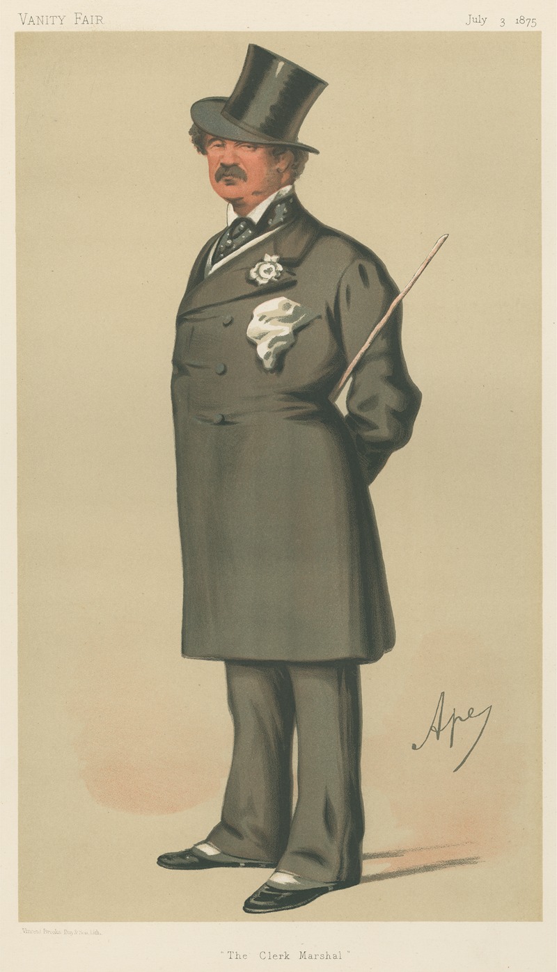 Carlo Pellegrini - Politicians – ‘The Clerk Marshall.’ Major-Gen. Lord Alfred Henry Paget. 3 June 1875