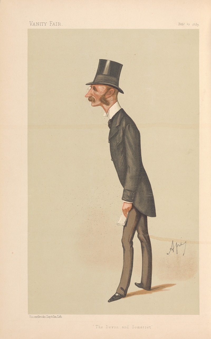 Carlo Pellegrini - Politicians – ‘The Devon and Somerset’. The Viscount Ebrington. February 19, 1887