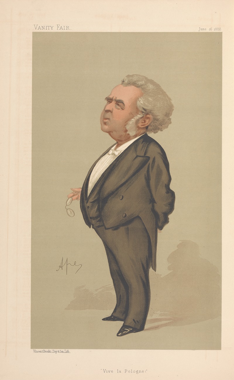 Carlo Pellegrini - Politicians – ‘Vive La Polgne’. M. Charles Floquet. June 16, 1888